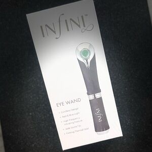 *NEW*INFINI Eye Wand Cordless Red/Blue Light, Jade stone tip, vibrating, thermal